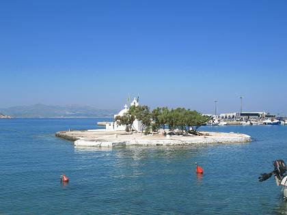 Panagia Myrtidiotissa on an islet